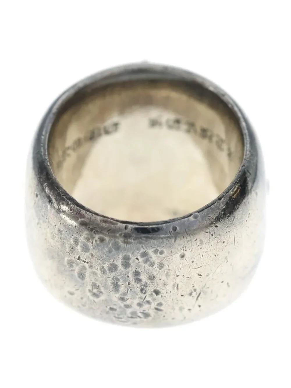 Chrome Hearts Classic Oval Cross Ring Silver